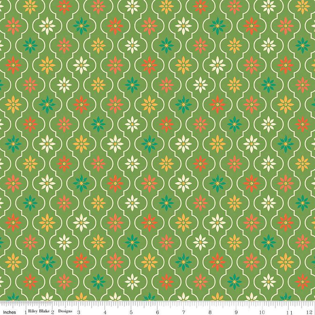 Autumn Afternoon Moroccan Tile Green