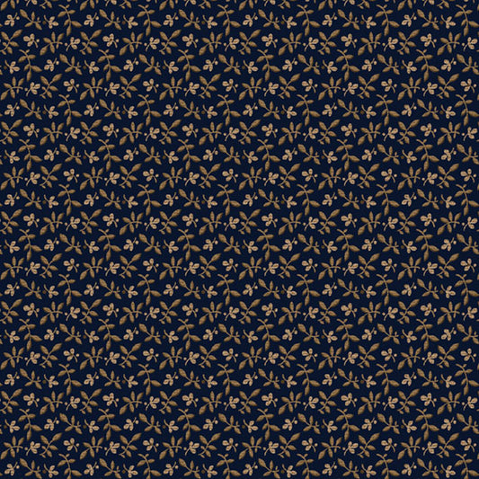 Navy Floral Sprigs